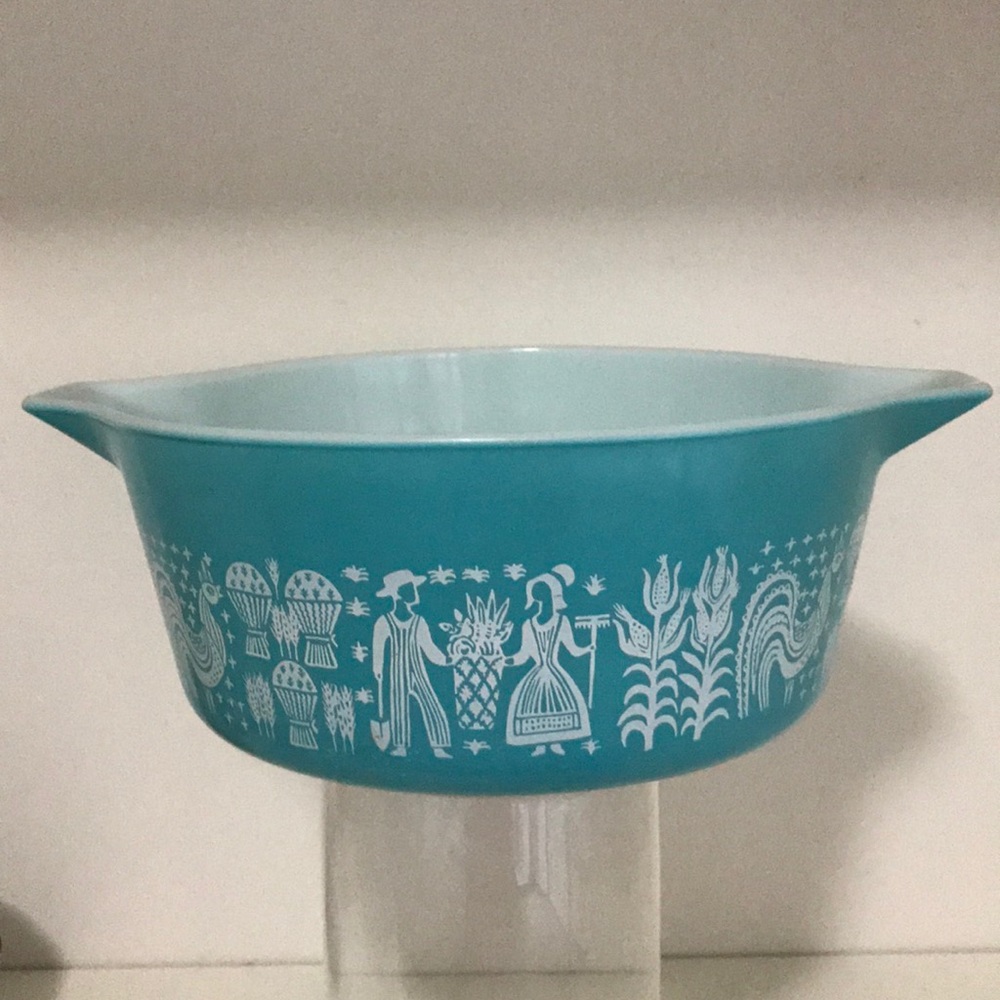 Pyrex 475-B Amish Butterprint 2.5qt Casserole